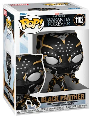 Produktbild von Black Panther Wakanda Forever - Black Panther 1102 - Funko Pop! - Vinyl Figur