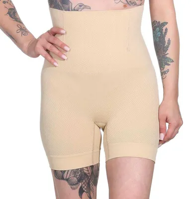 Produktbild von Damen Bauch-Weg-Effekt Formt Sofort Body Shaper Nahtlos Hohe Taille; Beige/M/L