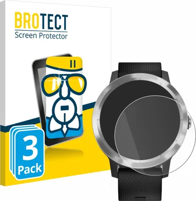 Produktbild von 3x BROTECT Schutzglas für Garmin Vivoactive 3 / Forerunner 45 / Approach S40 Schutzfolie Panzer Folie Glas Display Schutz klar