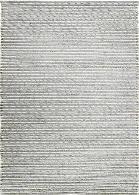 Produktbild von Teppich aus Wolle, Jute und beigem Baumwollgeflecht 120x170