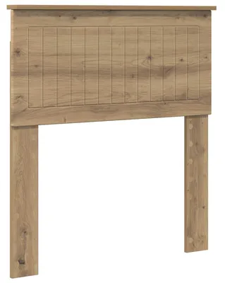 Image de Tête de lit vidaXL en bois composite chêne artisanal