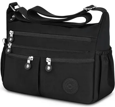 Image de Solidchoice - Sac bandoulière étanche en nylon pour femmes