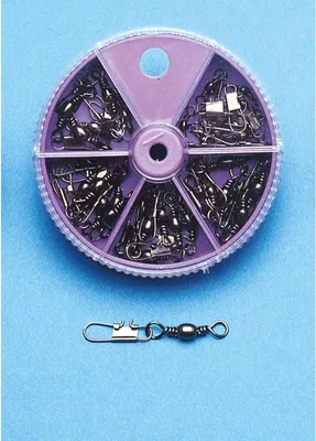 Produktbild von Behr Tönnchenwirbel mit Sicherheits-Karabiner - 30 Stk.