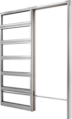 Produktbild von ECLISSE Wandbündiges Schiebetürsystem mit Spachtellaibung SYNTESIS LINE 1-Flügelig Wandstärke 15 für Standard-Türblattma
