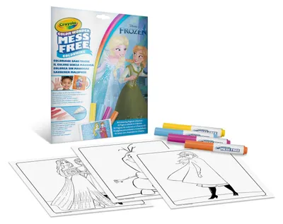 Productafbeelding van Color Wonder Kleurset met 18 kleurplaten en 4 viltstiften