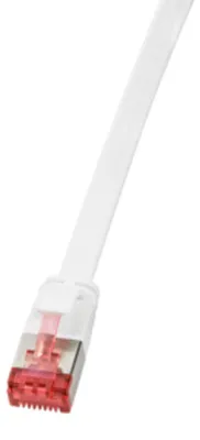 Produktbild von LogiLink Patchkabel SlimLine CAT6a U/FTP flach 5m weiß