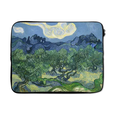 Produktbild von MuchoWow® Laptop Hülle 17 Zoll Laptoptasche Die Olivenbäume - Vincent van Gogh - Zipper - Schutzabdeckung