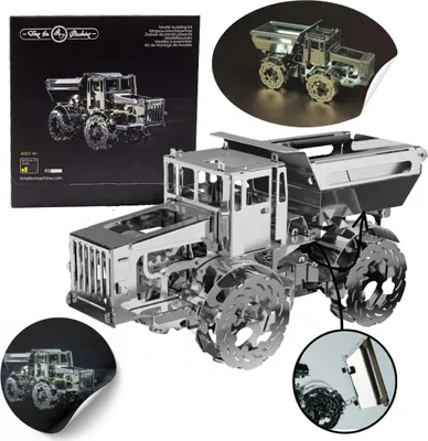 Produktbild von Zeit für Maschinen: Heißes Traktor-Metallpuzzle-Modell als Geschenk
