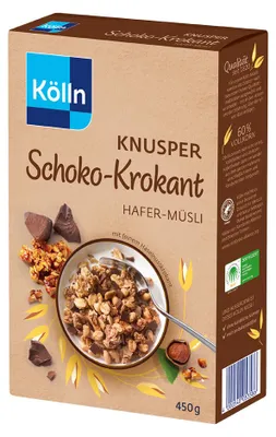 Image de Kölln Müsli Croustillant Chocolat-Croquant, 450g
