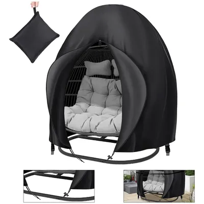 Produktbild von Outdoor Hängesessel Schutzabdeckung 210D Oxford wasserabweisend 200x230cm mit Reißverschluss für Gartenmöbel