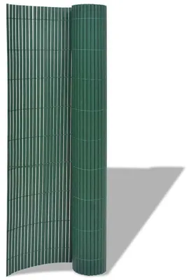 Image de Clôture de jardin, PVC durable, installation facile, couleur verte