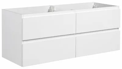Immagine prodotto di Mobiletto Angela 140cm - Bianco lucido - Set di mobili da bagno con mobiletto