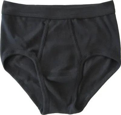 Produktbild von HERMKO 3240 Herren Slip mit Eingriff Unterhose aus 100% Baumwolle in vielen Farben bis Gr. 14, Größe:D 8 = EU XXL, Farbe:schwarz