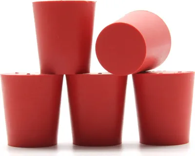 Produktbild von Gummistopfen 27/21mm x 5 Stk, Konischer Gummistopfen | Gummi Korken