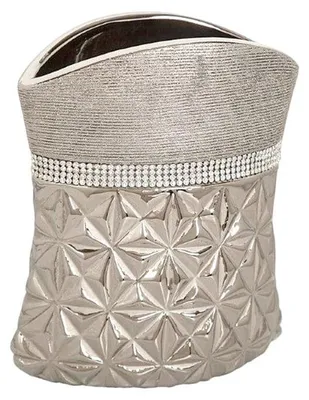 Vase aus Keramik, mehrfarbig, 12 x 19 x 22 cm