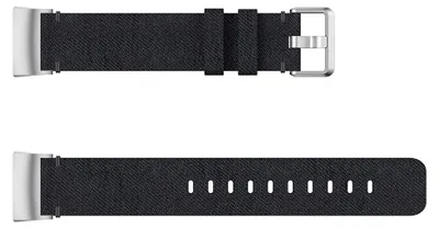 Produktbild von By Qubix passend für Fitbit Charge 3 & 4 Nylonarmband - Schwarz