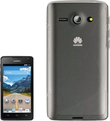 Produktbild von Handyhülle Silikon Case (S-Curve) für Handy Huawei Ascend Y530 grau