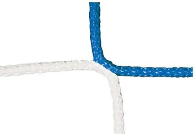 Produktbild von Sport-Thieme Großfeld-Fußballtornetz "Schachbrettmuster", Blau-Weiß