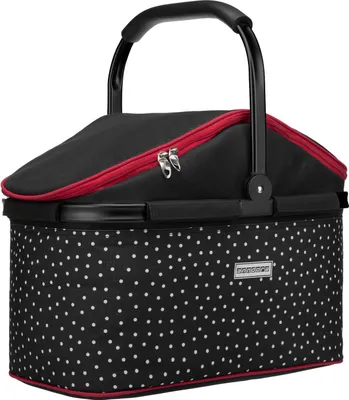Produktbild von Kühlkorb 25 L Schwarz Rot Snövit - schwarz weiss