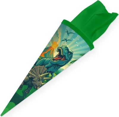 Produktbild von itenga Geschwister Schultüte 35cm Motiv Dinosaurier - DINO WORLD