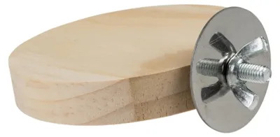 Produktbild von Duvoplus Holz-Nagerspielzeug O-Plattform für kleine Nager, 8,5 x 8,5 cm