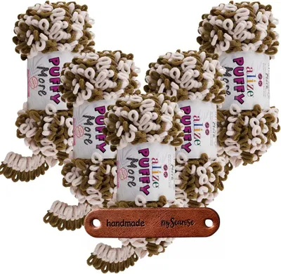 Produktbild von 5 x ALIZE Puffy More 6264 mit Label