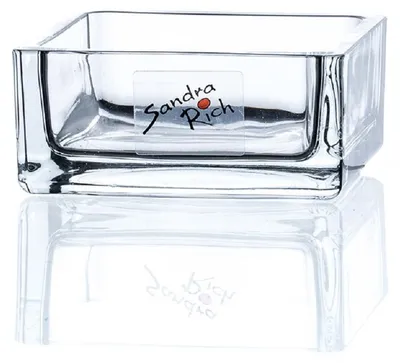 Produktbild von SANDRA RICH, GLAS- Schale, "SQUARE bowl 8x8x3,5cm clear"