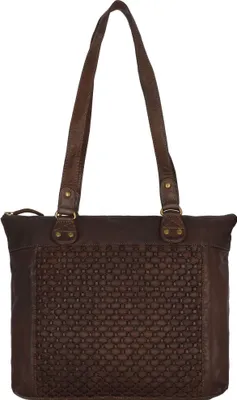 Produktbild von Greenland Nature Femi & Nine Schultertasche Leder 35 cm