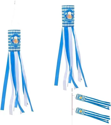 Zdjęcie produktu dla Zestaw 2 chorągiewek  127 cm Flagi Bawaria Dekoracja