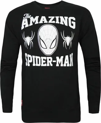 Obrázok produktu pre Spider-Man - mikina "Amazing Spider-Man" pre mužov NS6336 (XL) (čierna)