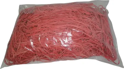 Produktbild von 1 kg Gummiringe rot 100 mm Ø 1,2 x  2 mm breit