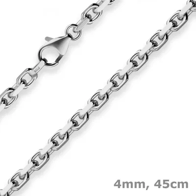 4mm-Ankerkette-diamantiert-aus-750-Weißgold-45cm