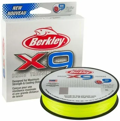 Produktbild von Berkley x9 Braid Flame Green 0,12 mm 150 m 12,1 kg Angelschnur