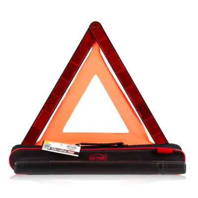 Produktbild von HEYNER® Warndreieck Pannenset mit E für Auto & Kfz Unfall Pannenhilfe zugelassenes Pannendreieck Sicherheit