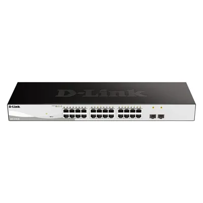 Immagine prodotto di D-Link DGS-1210-26/E Switch 440mm D-Link DGS-1210-26           2*SFP/24*GE retail