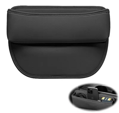 Produktbild von Auto Organizer Aufbewahrungsbox für Autositze Leder Schwarz