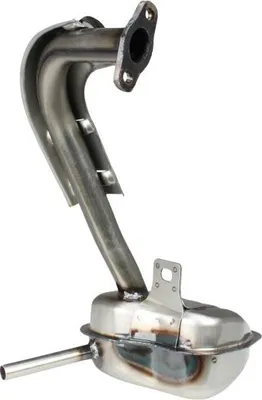 Produktbild von Rms Classic Piaggio Vespa 50cc 137655 100751000 Auspuffschalldämpfer Silber  Silber One Size