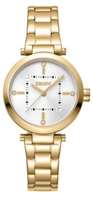Produktbild von DKNY Damenuhr Quarzuhr gold onesize Damen 30 DK1L092M0055, DK1L092M0065