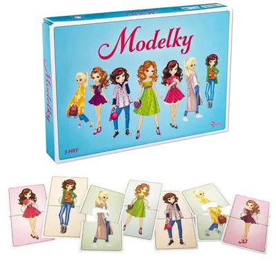 Produktbild von Das Spiel „Modelky“ (Models)