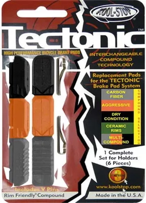 Zdjęcie produktu dla Bremsgummi -Tectonic-, R6 triple-multi, Kool-Stop, R6-519