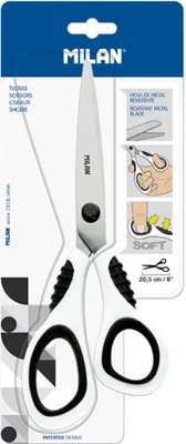 Produktbild von Milan Büroschere 20.5 Cm Weiß  Weiß One Size