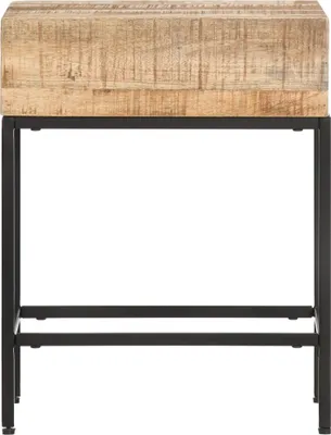Produktbild von vidaXL Beistelltisch 40x30x50 cm Raues Mango-Massivholz