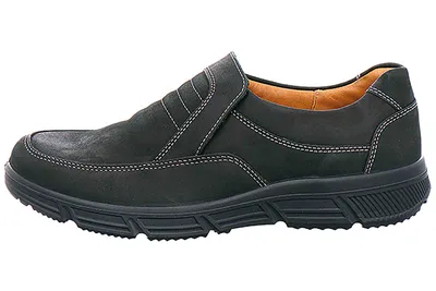 Produktbild von Jomos MONTANA Slipper in Übergrößen Schwarz  461404 12 000 große Herrenschuhe
