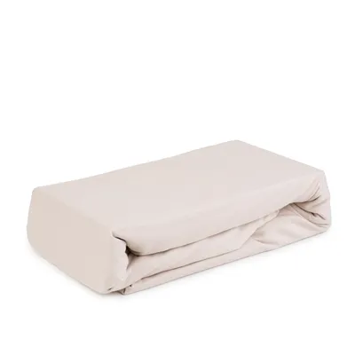 Zdjęcie produktu dla HOMLA PRZEŚCIERADŁO CLAIRE jersey beżowe 160x200 cm