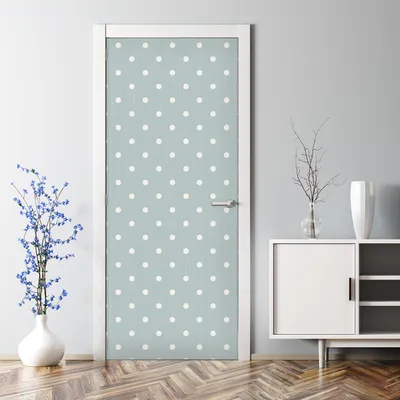 Produktbild von Dekorative Türaufkleber Aufkleber selbstklebend Klebefolie Abnehmbarerdeko Punktmuster 85 x 200 cm