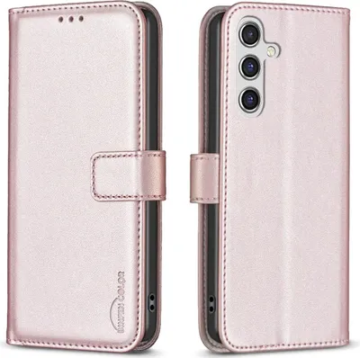Produktbild von Samsung Galaxy A16 Hülle - BINFEN Klapphülle - Roségold