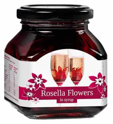 Obrázek produktu pro Rosella Flowers Divoké květy ibišku konzervované v sirupu 270g