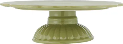 Produktbild von IB Laursen MYNTE Tortenplatte GRÜN Keramik Kuchenplatte HERBAL GREEN Geschirr