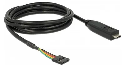 Produktbild von DeLOCK 63913, 2 m, USB C, Schwarz