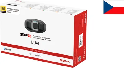 Produktbild von Sena SF2 Bluetooth Kommunikationssystem Doppelpack (Black,One Size)